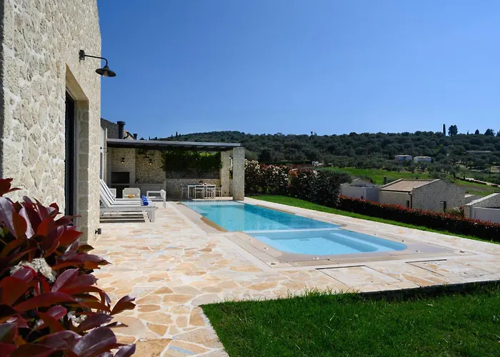 Mega Lithari Corfu Luxury Hotell Kavvadades